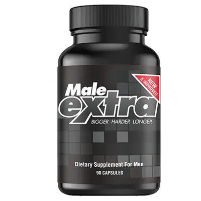 male extra supplement bottle